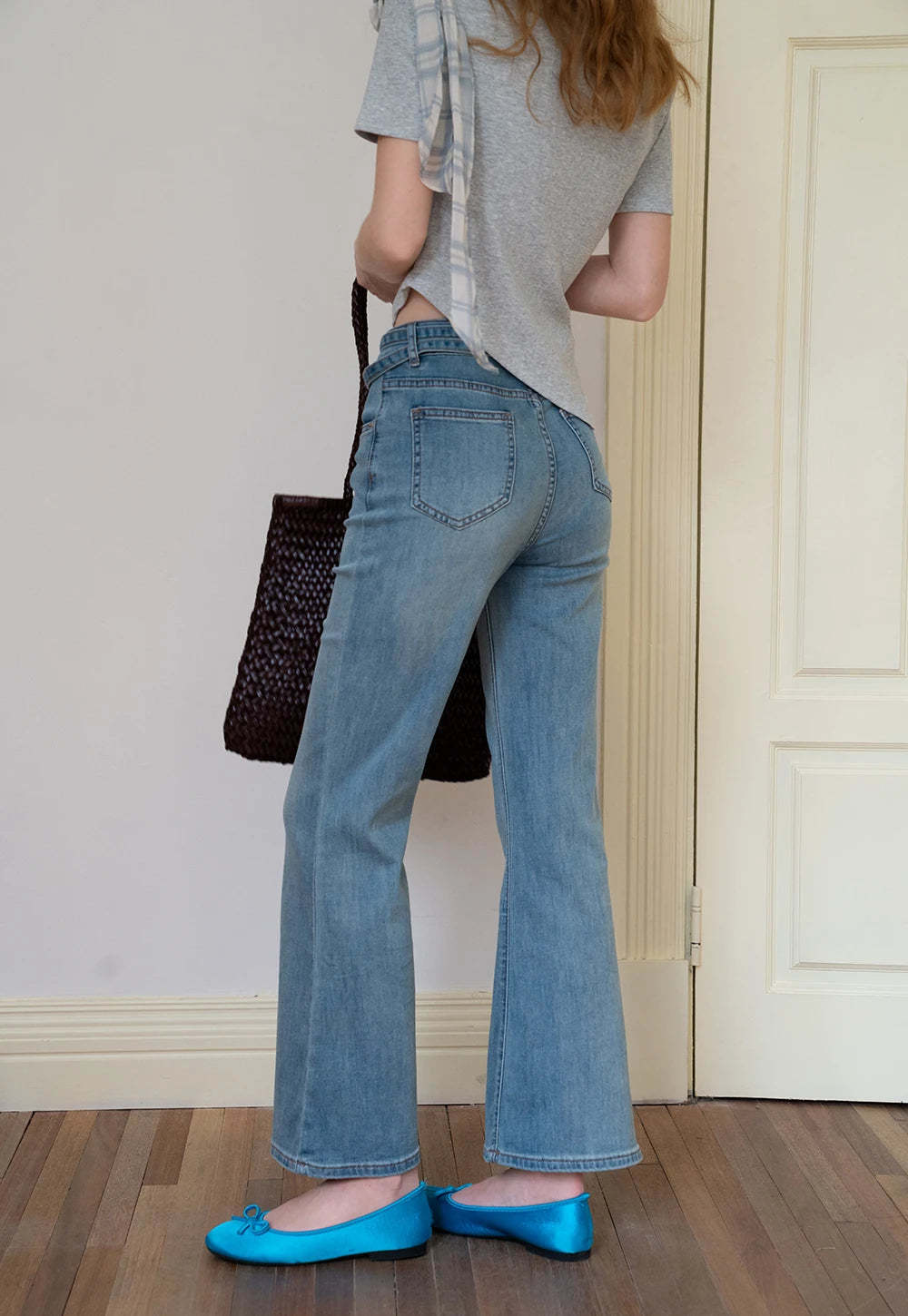 Women’s Flared Jeans with Belt