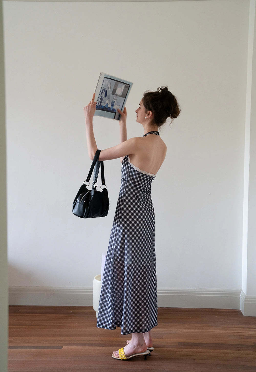 Halter Neck Midi Dress