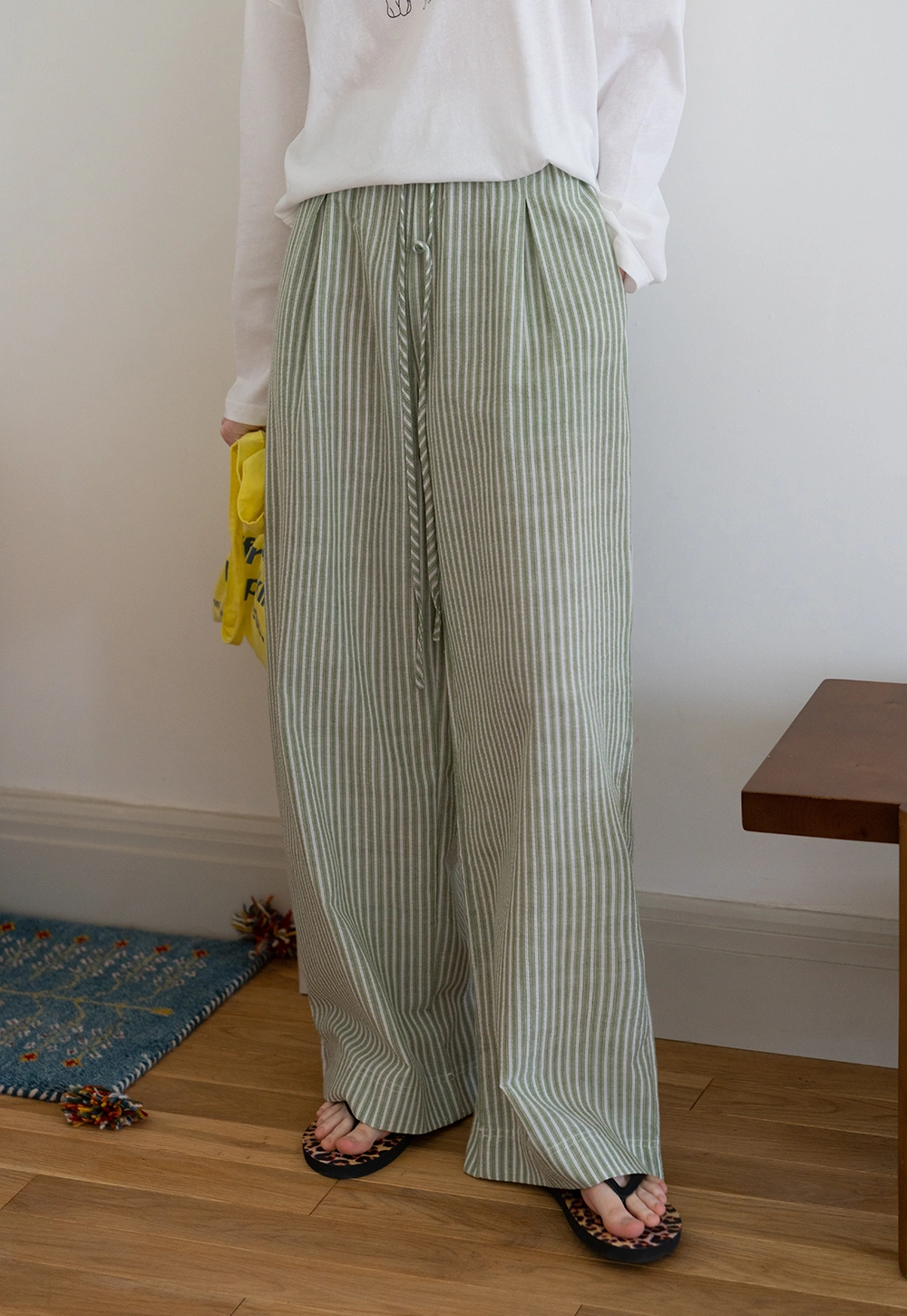 Women's Lazy Style Vertical Stripe Yamamoto Pants