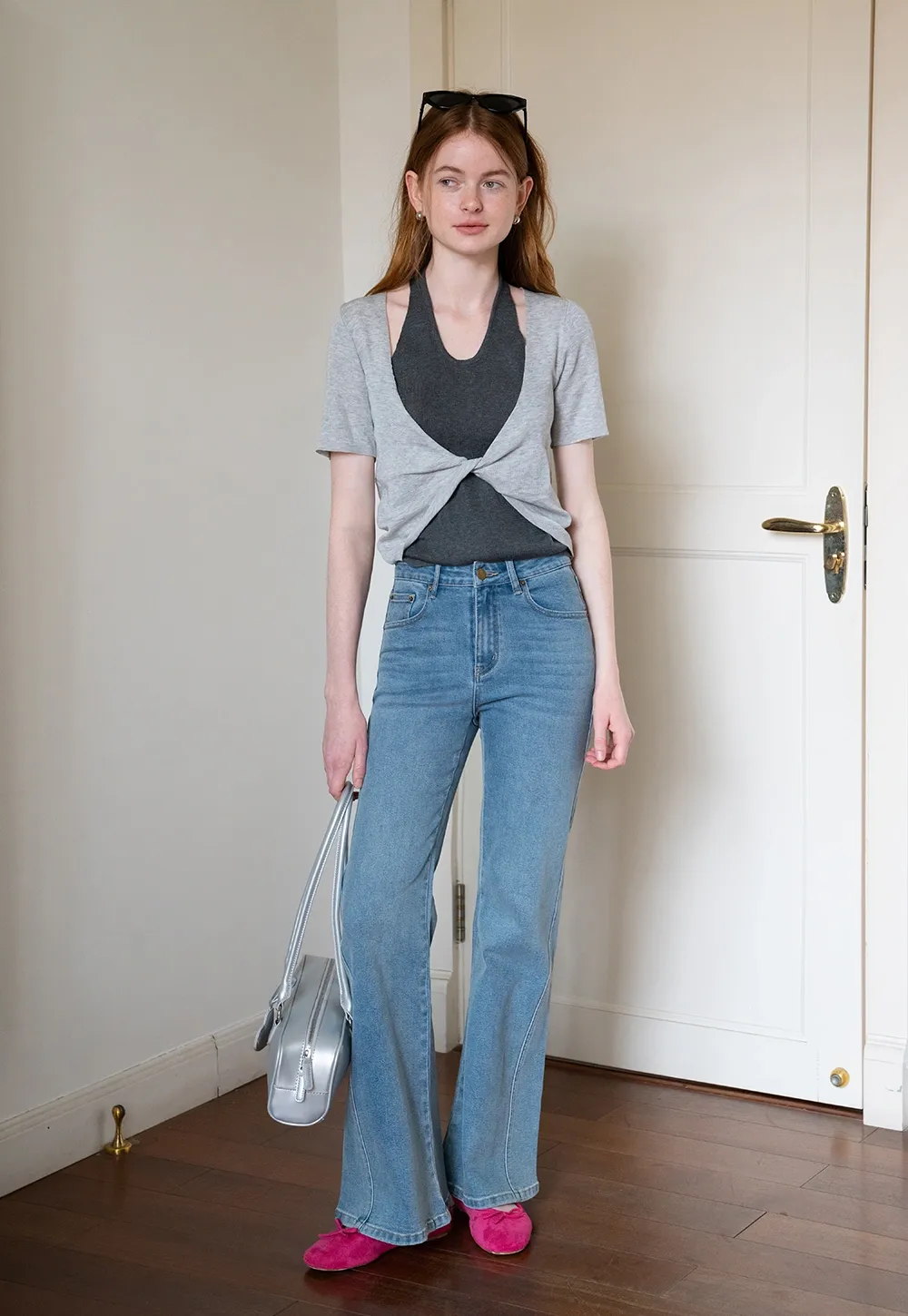 Layered Knot Front Tee