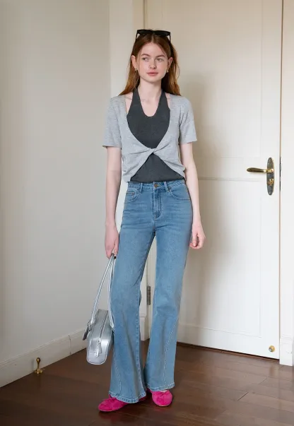 Layered Knot Front Tee