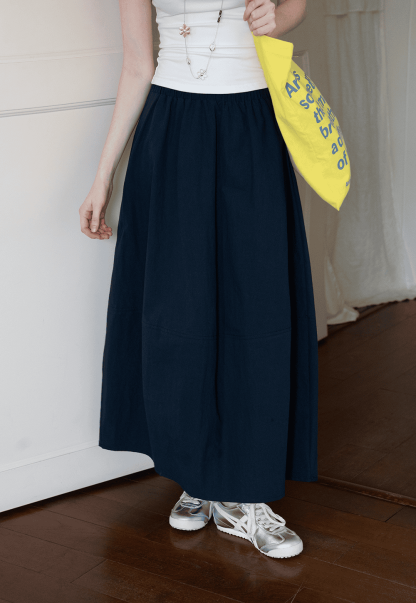 Relaxed Fit Summer Long Skirt
