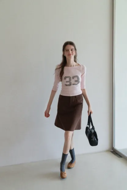 Women's A-Line Mini Skirt with Pockets