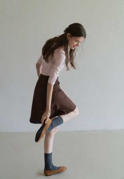 Women's A-Line Mini Skirt with Pockets