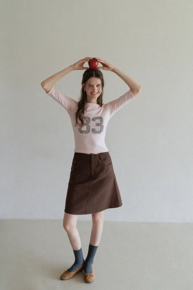 Women's A-Line Mini Skirt with Pockets