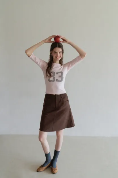 Women's A-Line Mini Skirt with Pockets