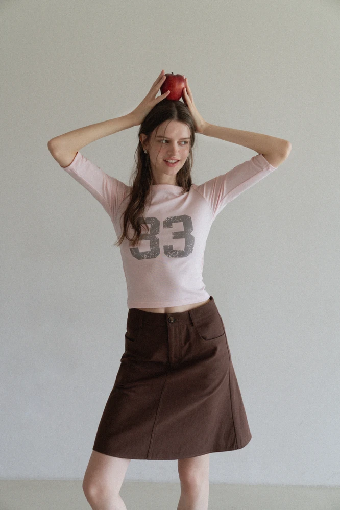 Women's A-Line Mini Skirt with Pockets