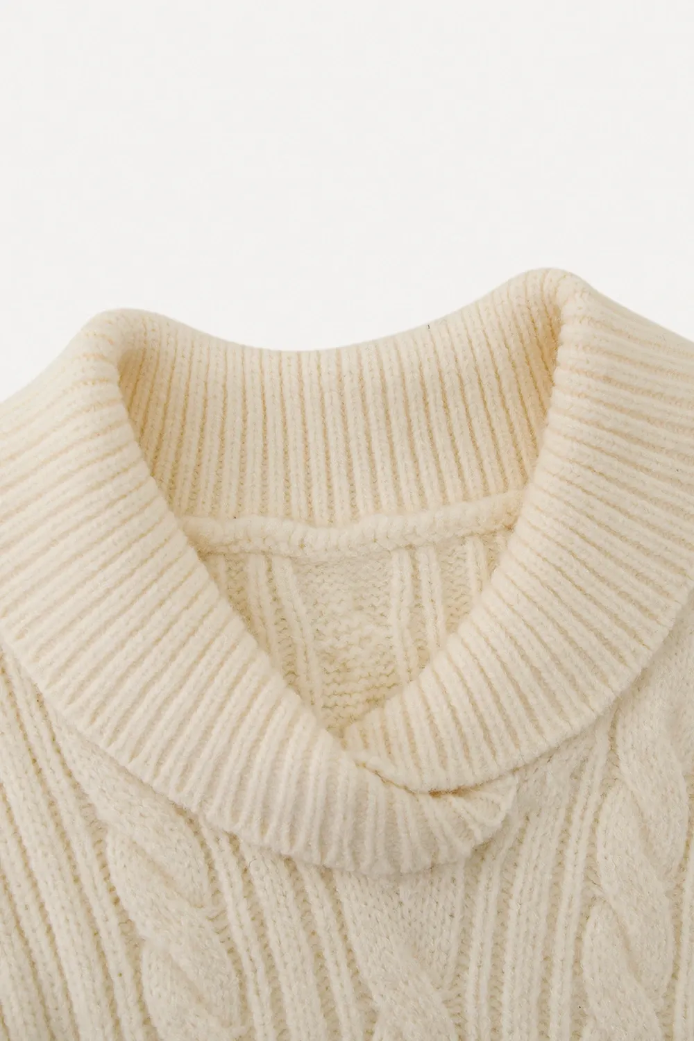 Cozy Ribbed Cable Knit Sweater