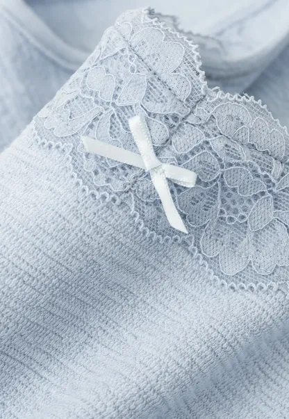 Lace Trimmed Sleeveless Top with Square Neckline