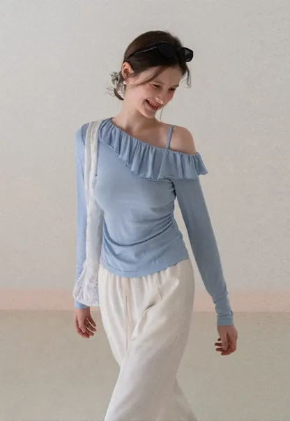 Wide Leg Drawstring Casual Pants