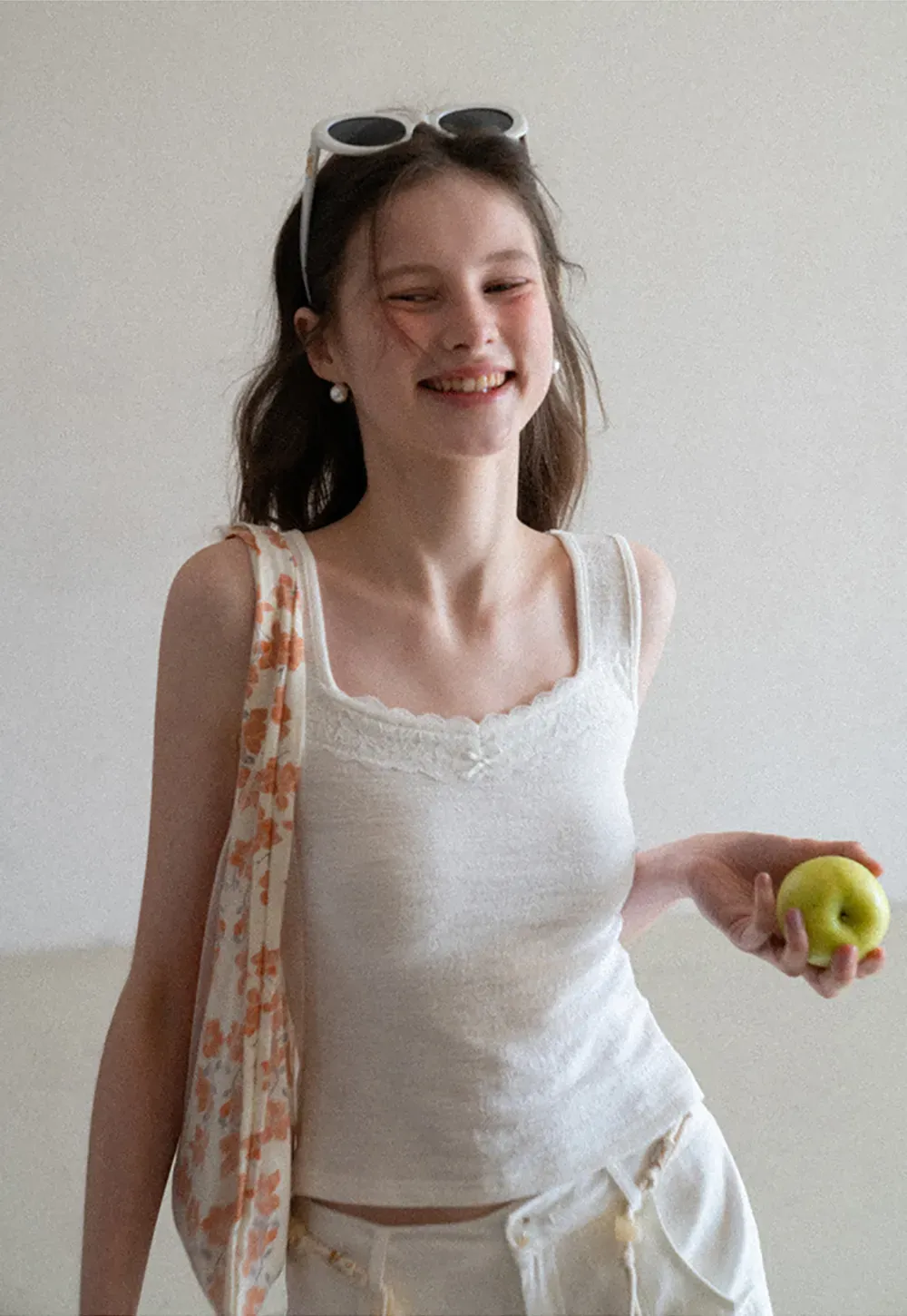 Casual Pants with Wide Legs and Pleats