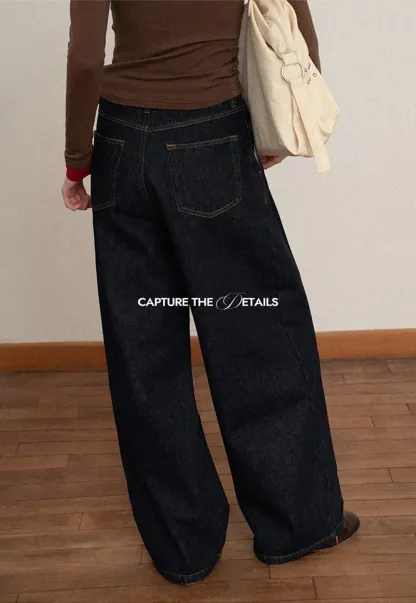 Wide Leg Denim Jeans for Women Casual Style