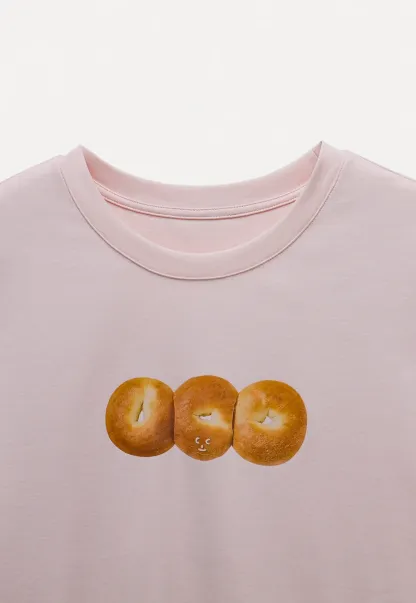 Women’s Cute Bread Print Graphic T-Shirts