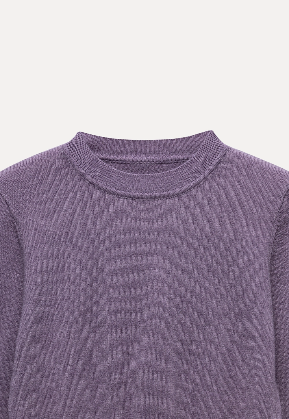 Womens Crew Neck Knit Sweater