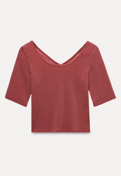 Women’s Reversible V-Neck and Scoop Neck T-Shirt