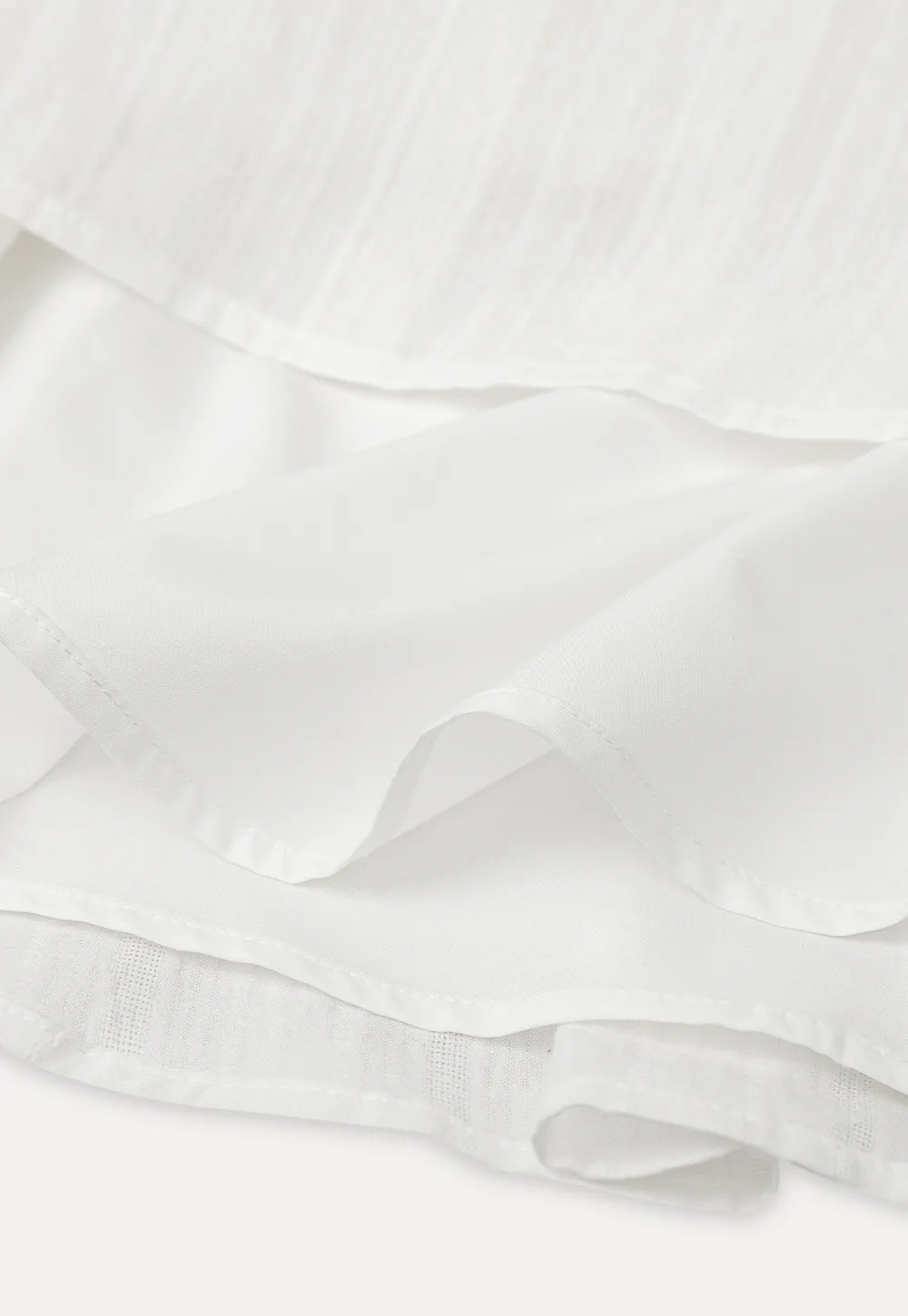 Ruffled V Neck Short Sleeve A Line Dress