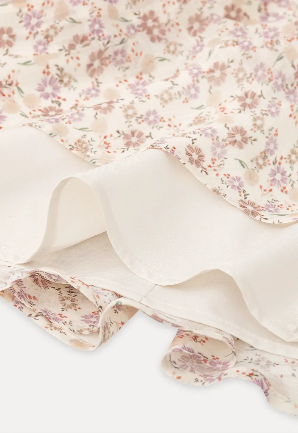 Floral Print Sleeveless Mini Dress with Pleated Skirt