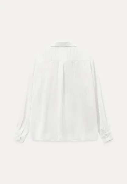 Long Sleeve Button Down Shirt with Vertical Stripes