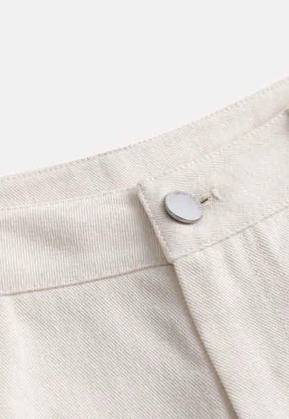 Women’s Off-White Wide Leg Dress Pants