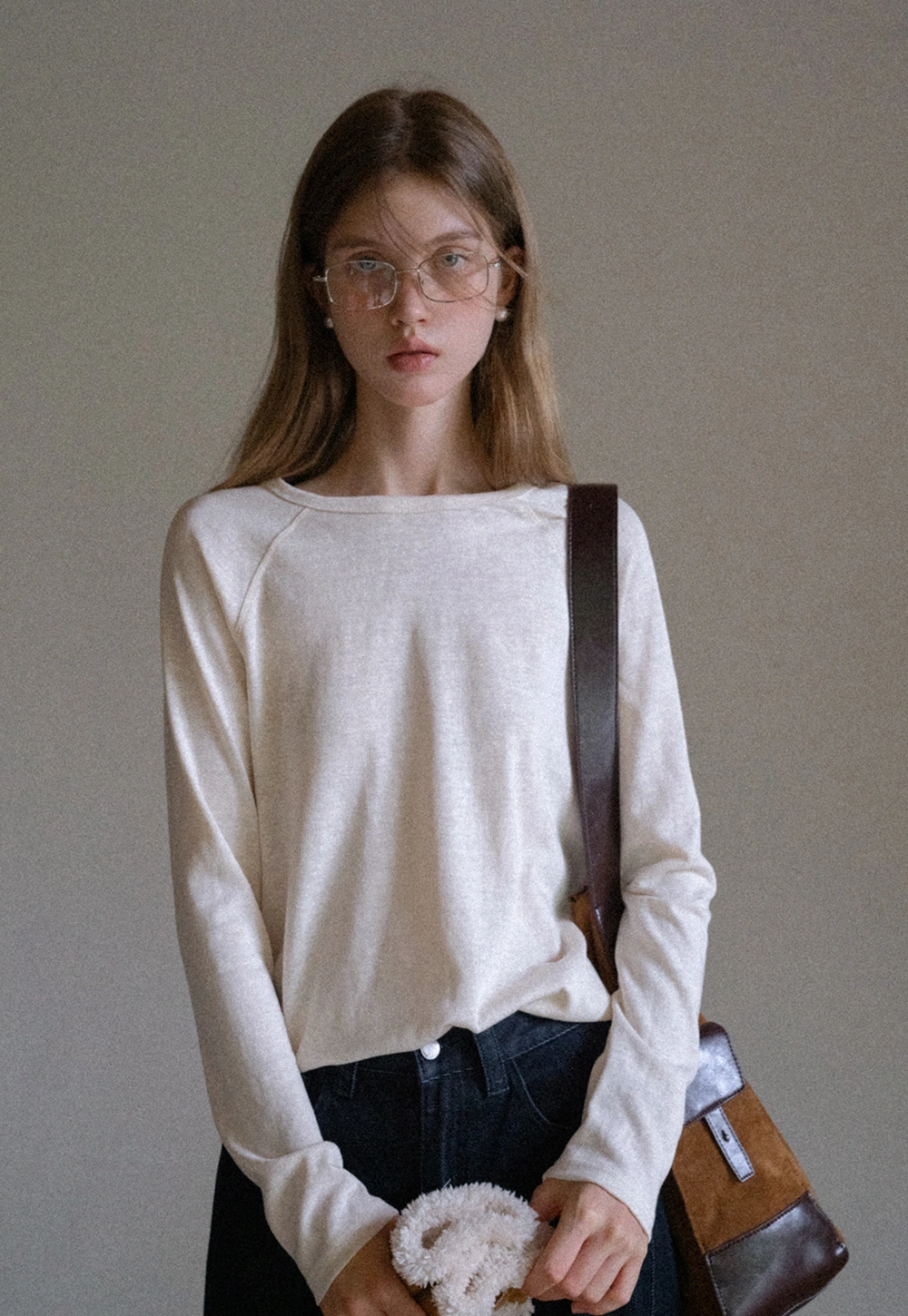 Women’s Basic Crew Neck Long Sleeve Tee