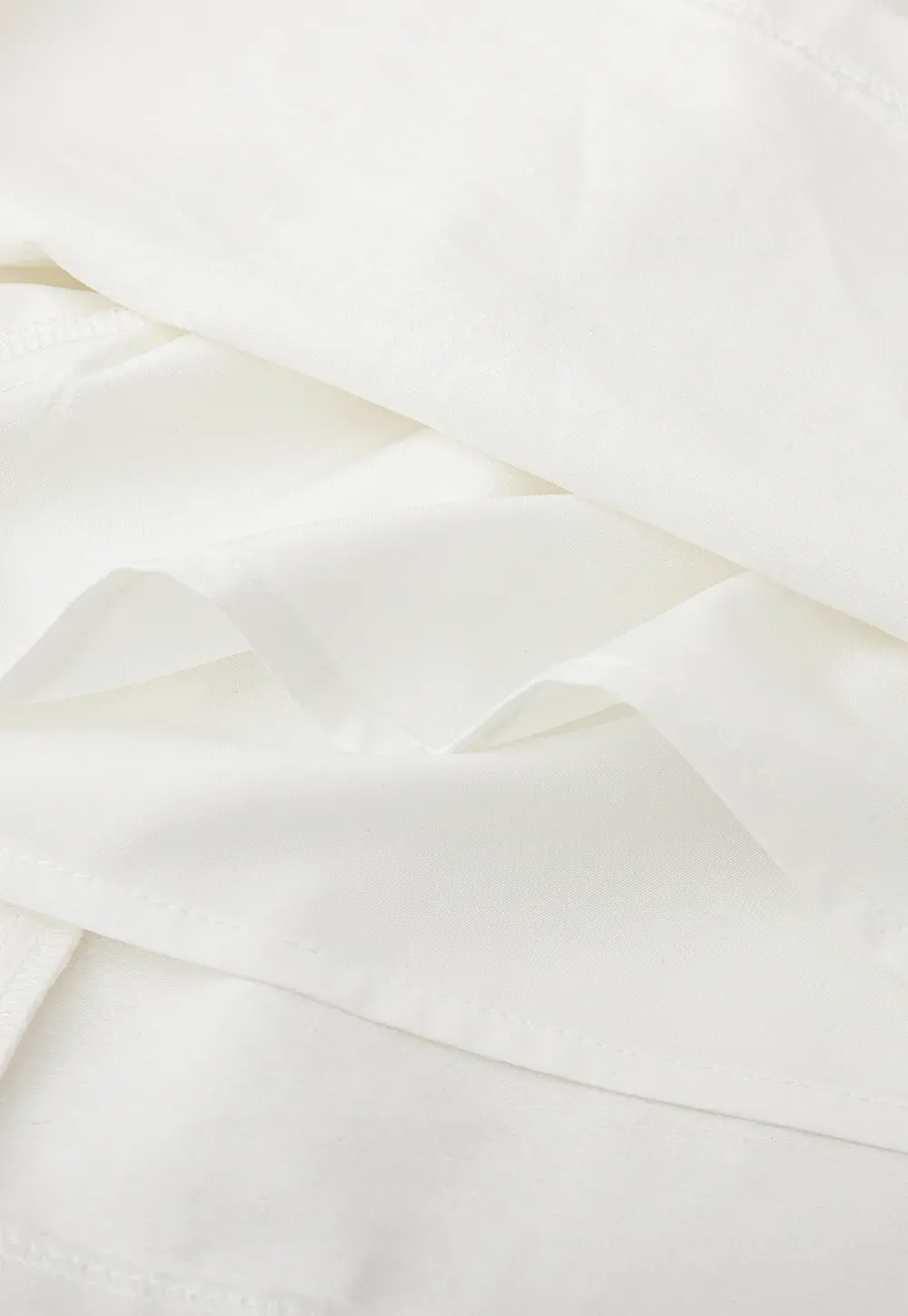 A-line mini skirt with clean lines and simple design