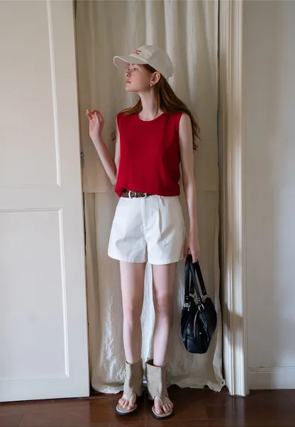 Women's Sleeveless Knit Tank Top
