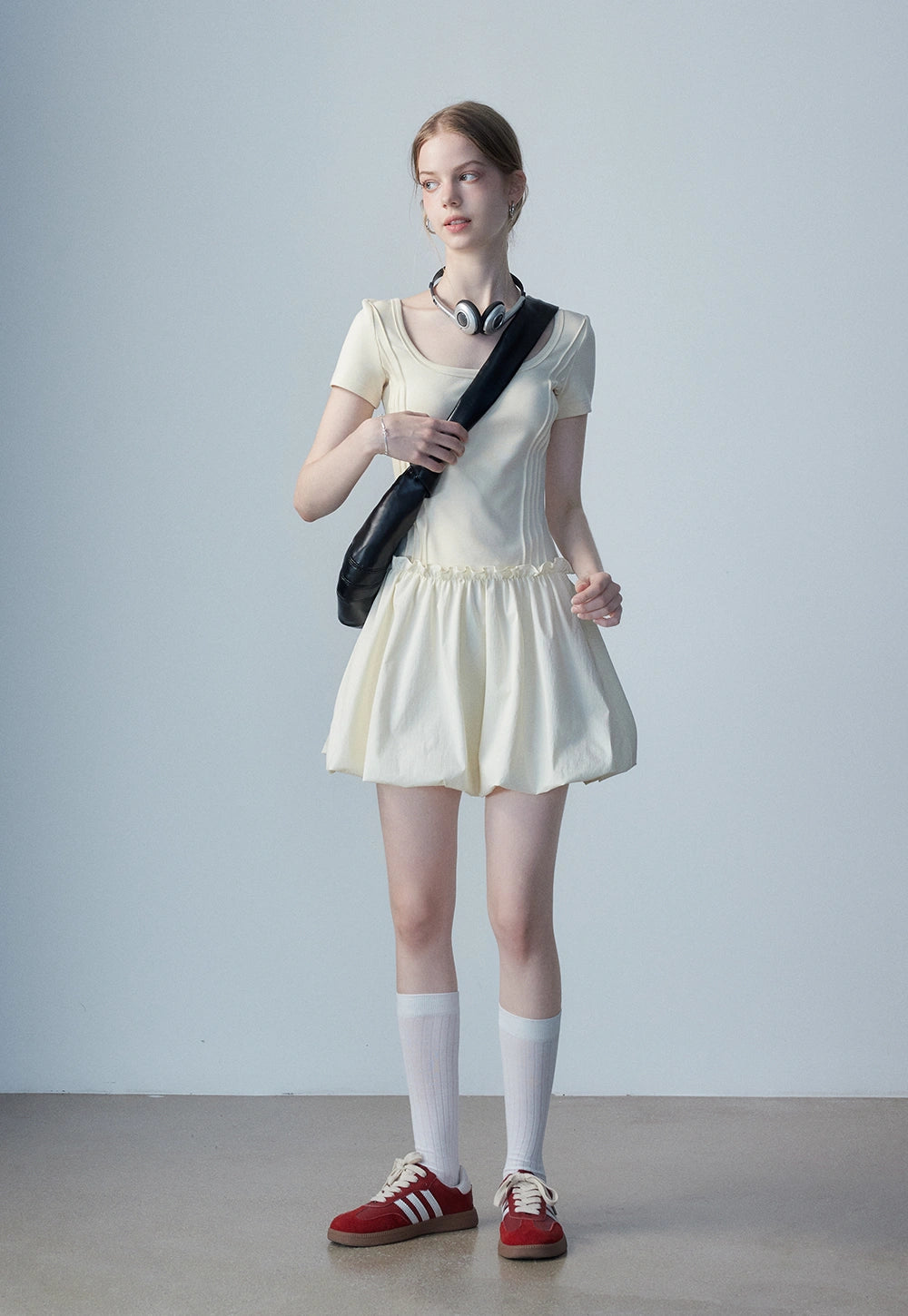 Women's Square Neck Casual Dress