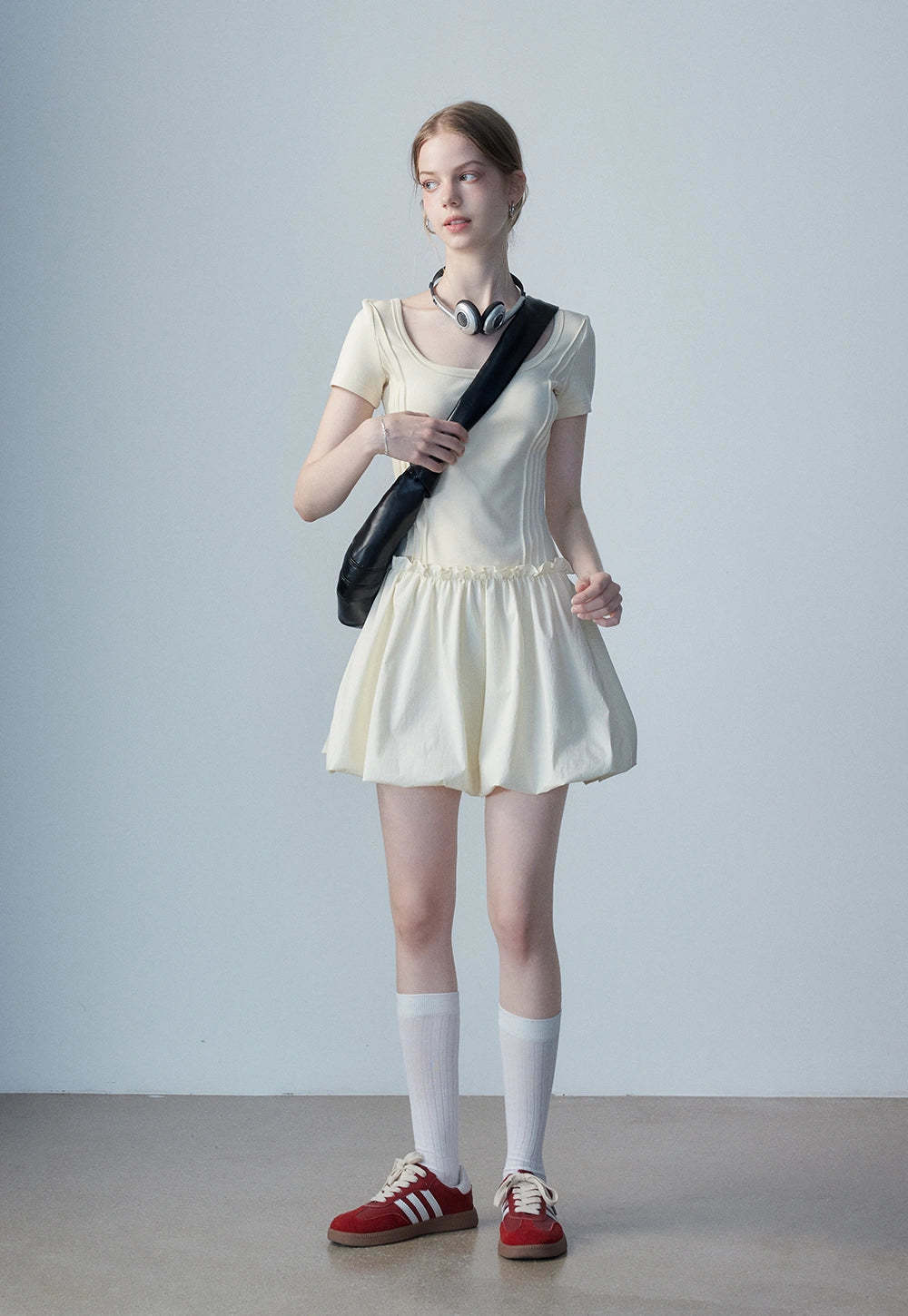 Women's Square Neck Casual Dress