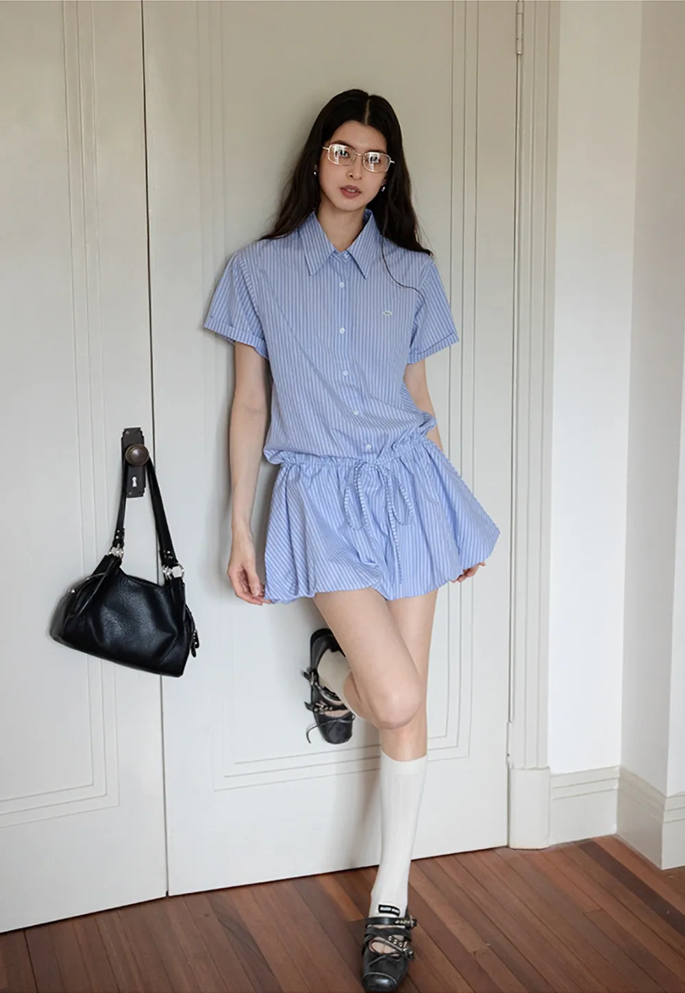 Women’s Striped Shirt Dress
