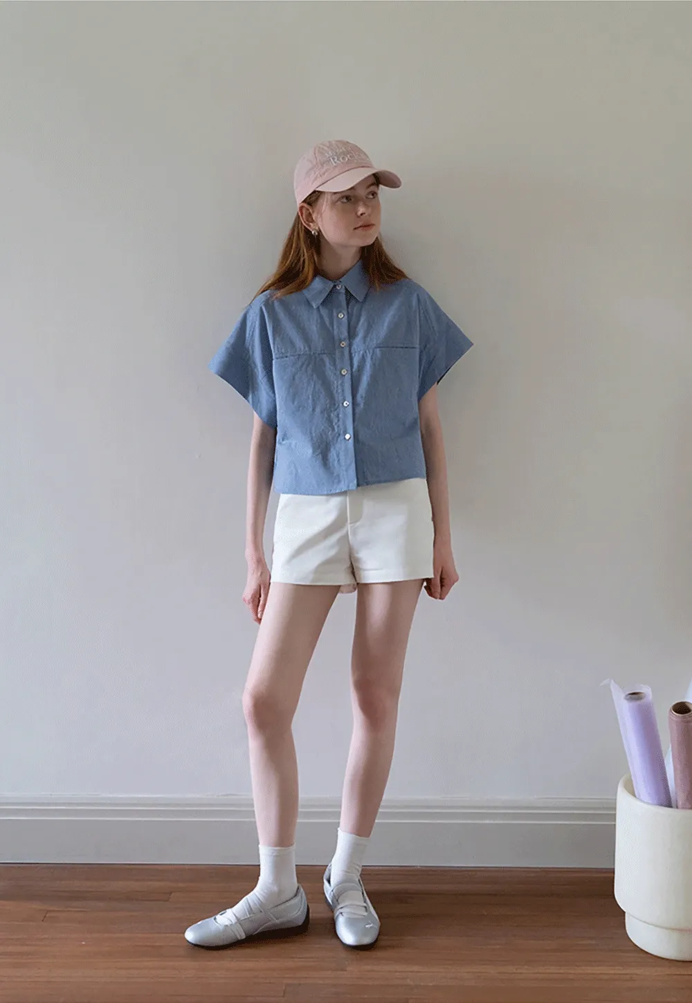 Women’s High Waist Belted Shorts