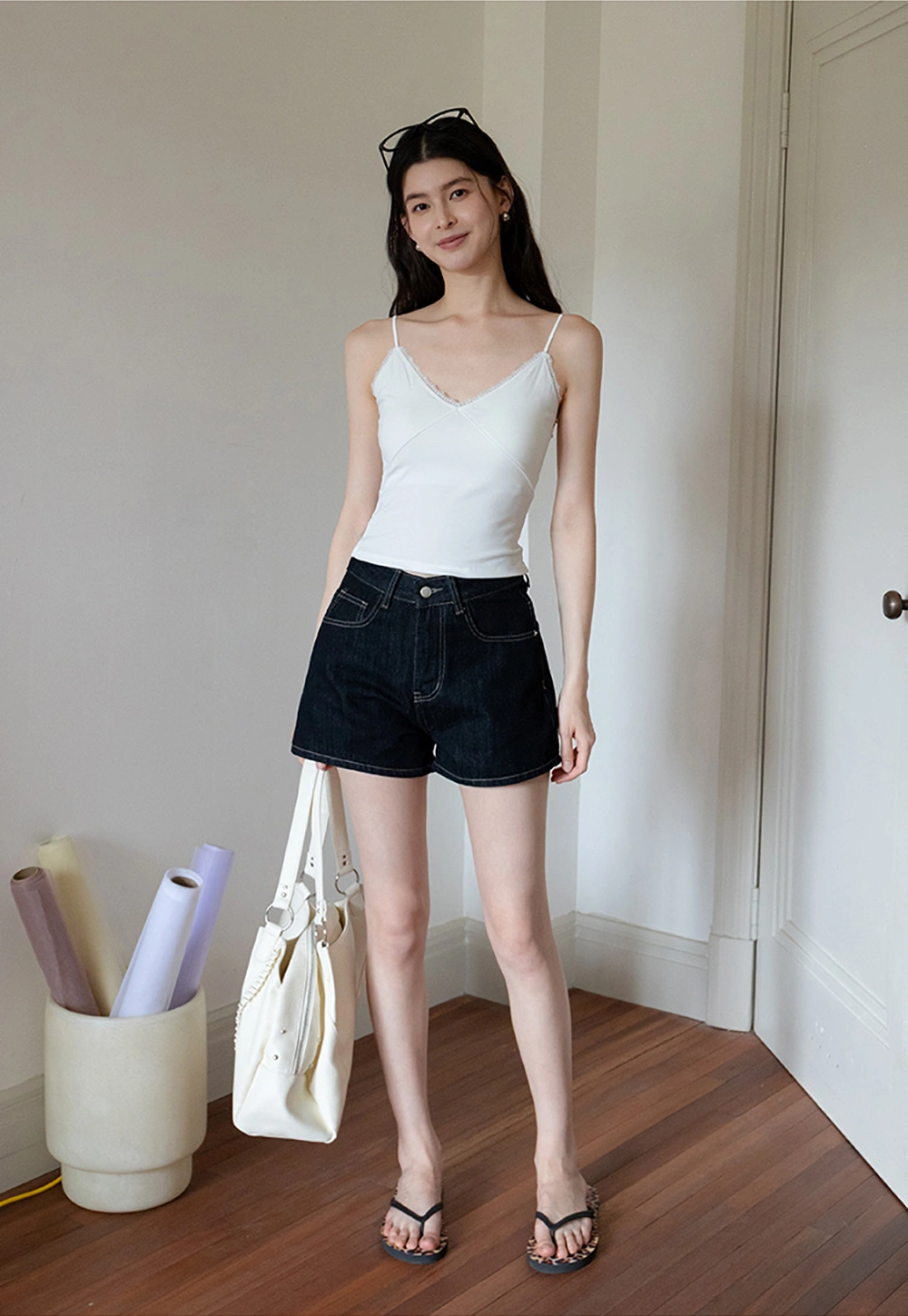 Women’s Lace-Trim V-Neck Cami Top