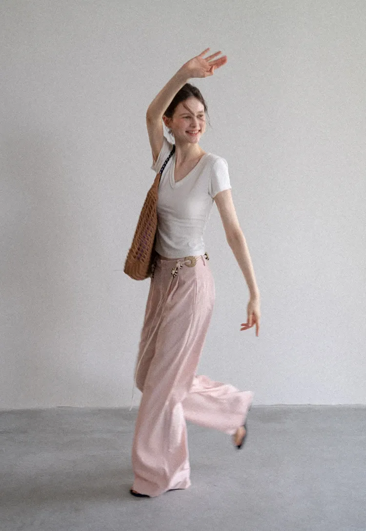 Boho Shell Tassel Wide Leg Pants