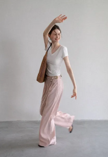 Boho Shell Tassel Wide Leg Pants