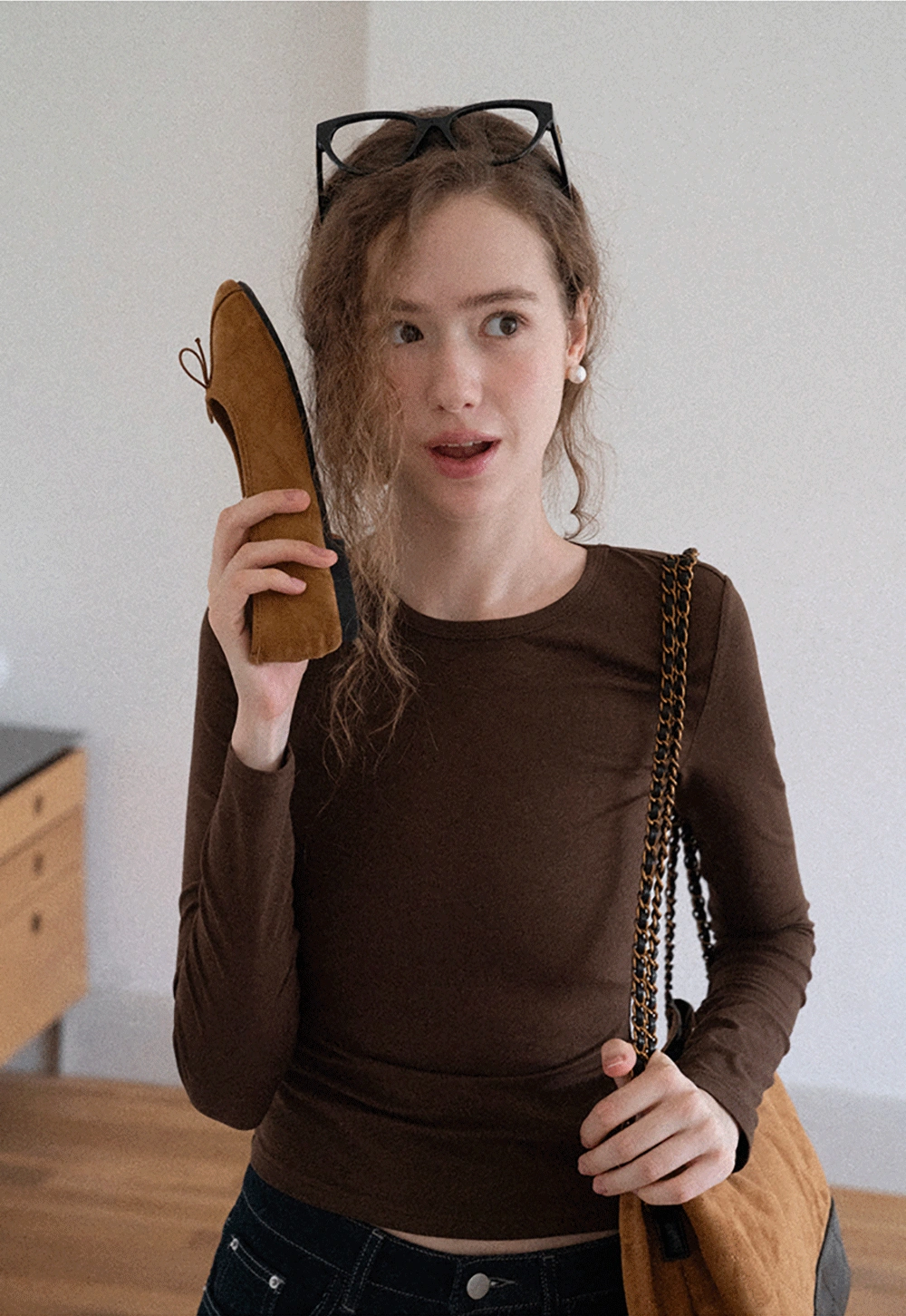 Basic Long Sleeve Crop Top