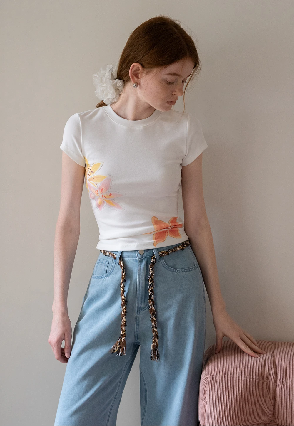 Women's Floral Graphic Short Sleeve T-Shirt