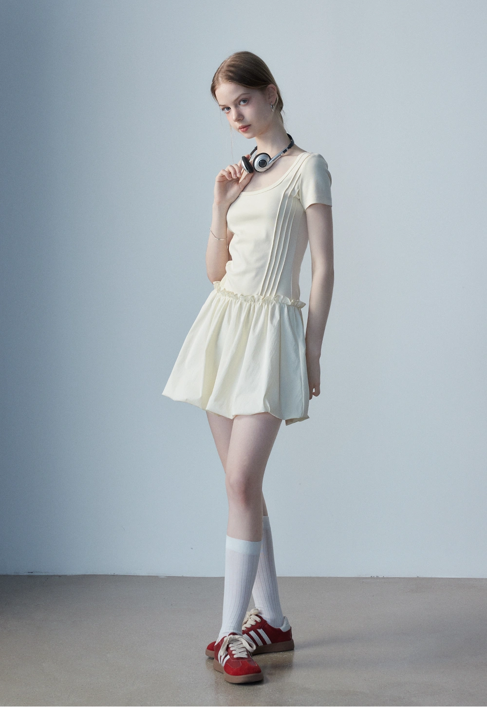 Women's Square Neck Casual Dress