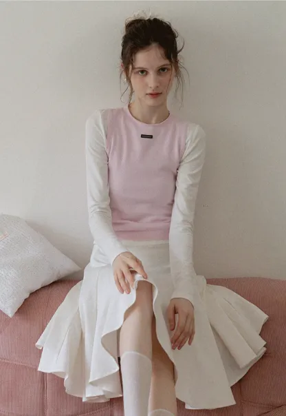 Women's High Waist Flared Skort