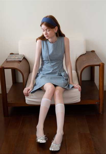 Fashionable and versatile solid color plaid wide headband