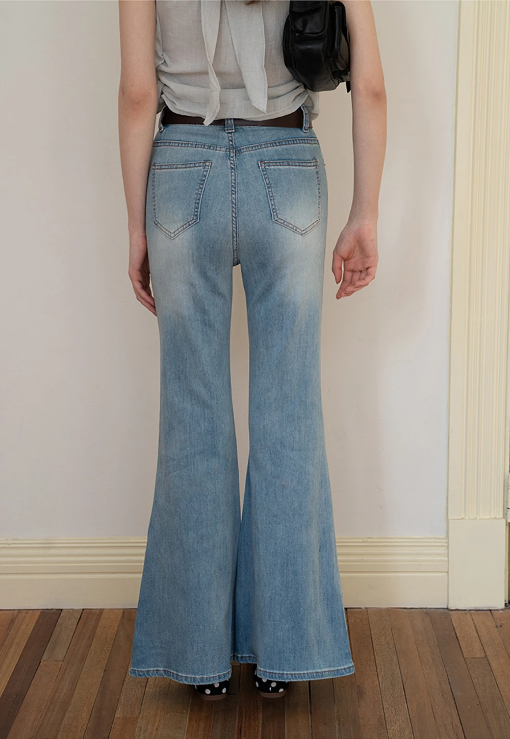 Women's High Waist Flared Jeans