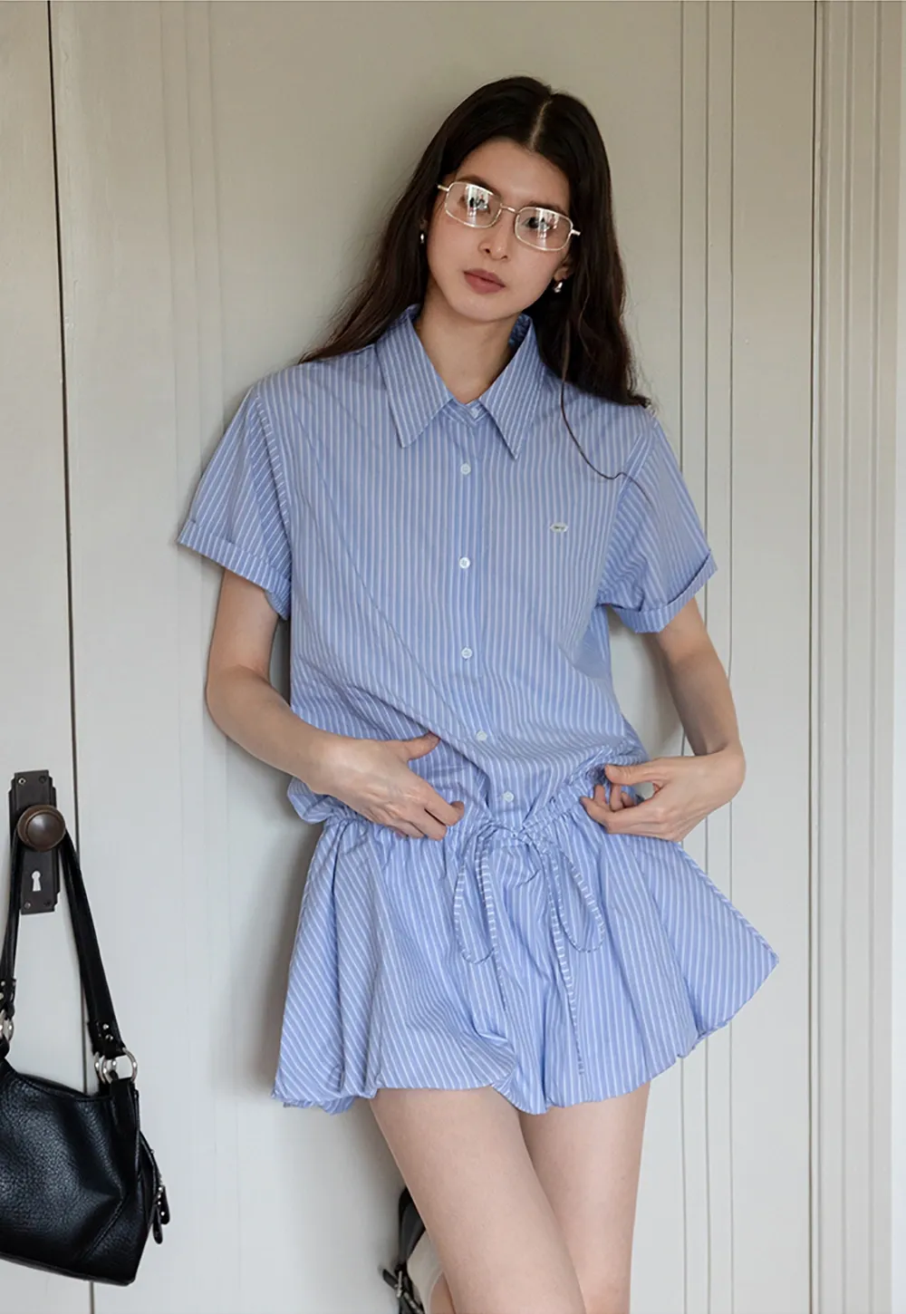 Women’s Striped Shirt Dress