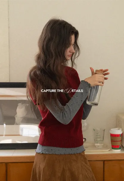 Olive Short Sleeve Mock Neck Knit Top