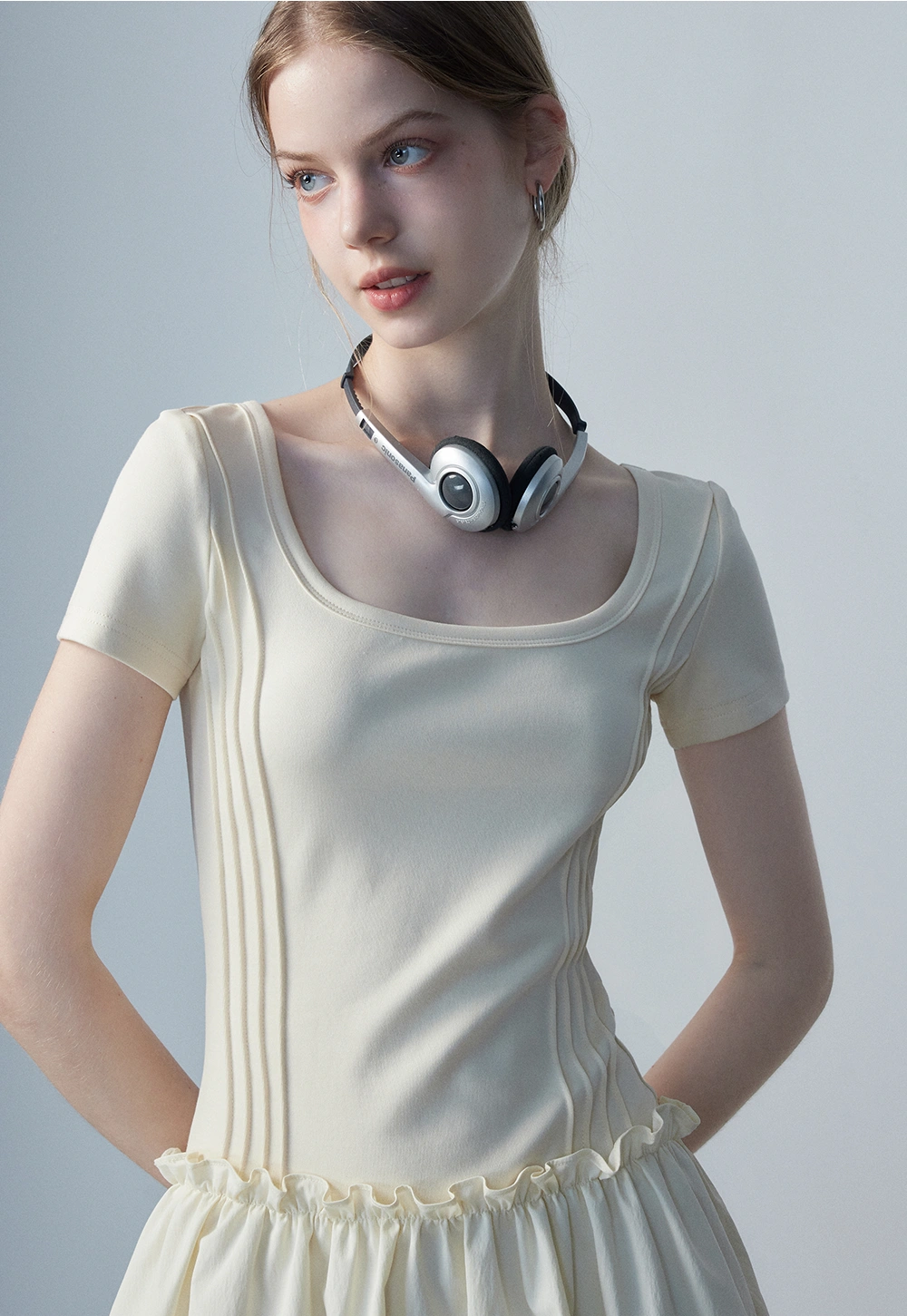 Women's Square Neck Casual Dress
