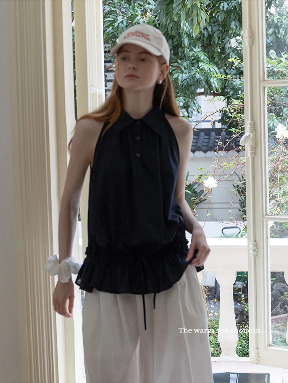 Wide-Leg Skirt Pants