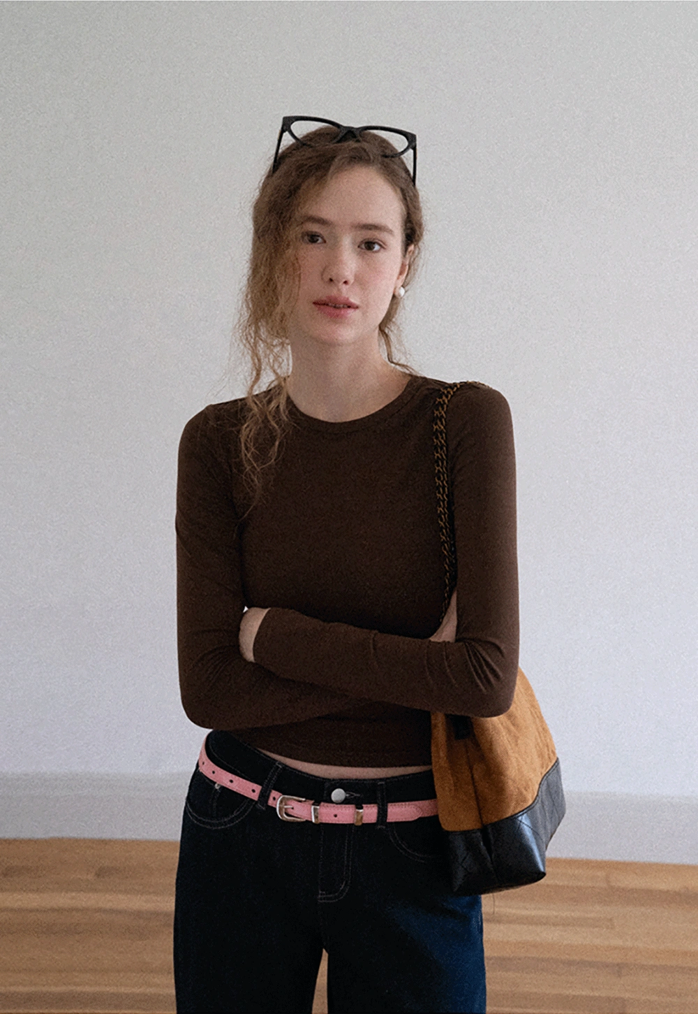 Basic Long Sleeve Crop Top