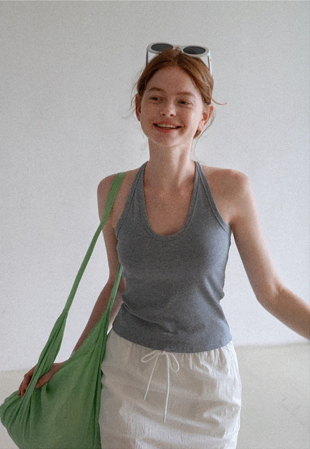 Slim Fit Racerback Tank Top