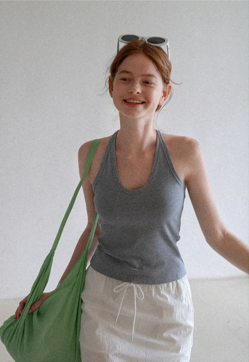 Slim Fit Racerback Tank Top