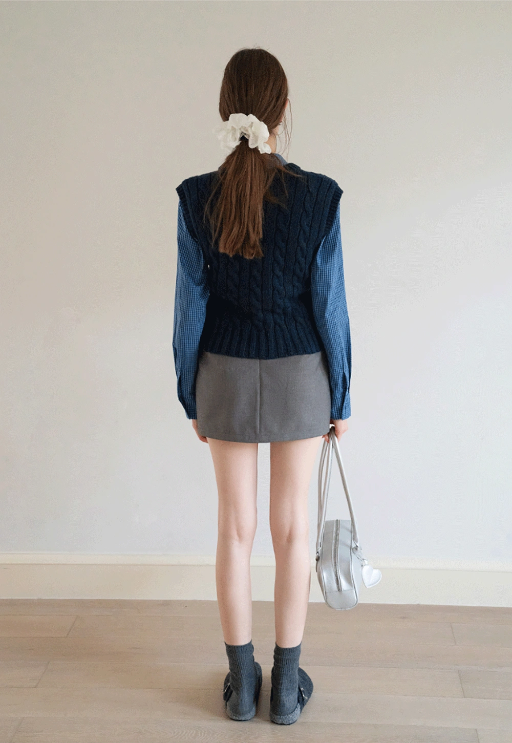 V Neck Sleeveless Knit Pullover Vest