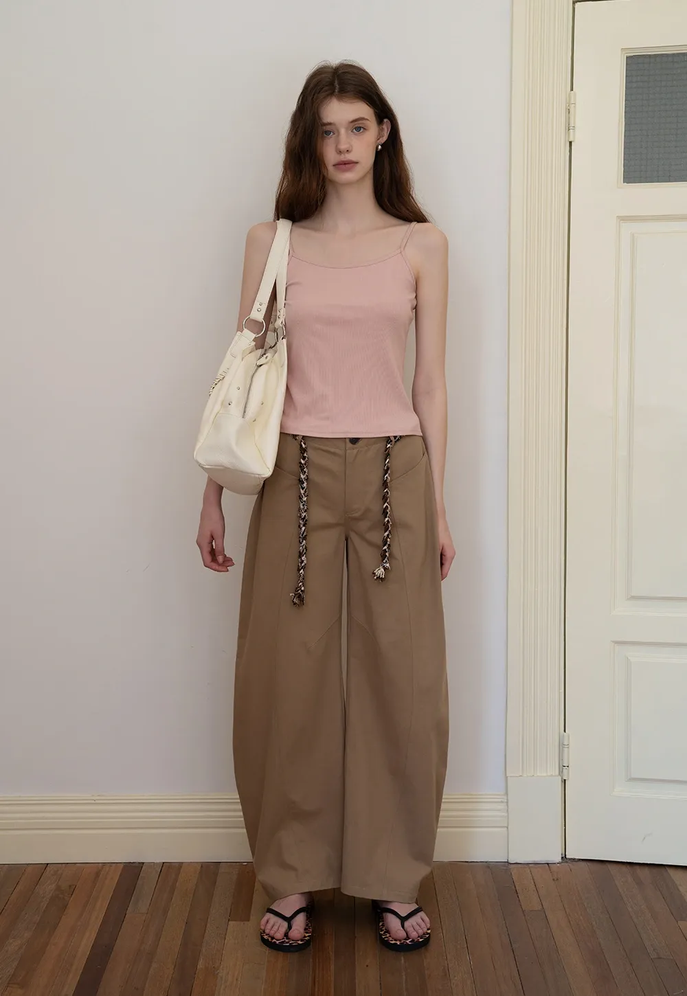 Women’s Button-up Shirt with Rolled Sleeves And Camis