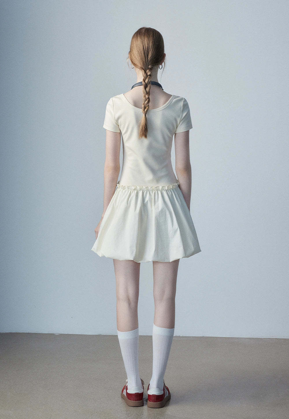 Women's Square Neck Casual Dress