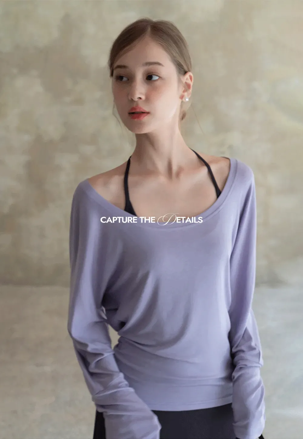 Casual Long Sleeve Top with Flowy Maxi Skirt